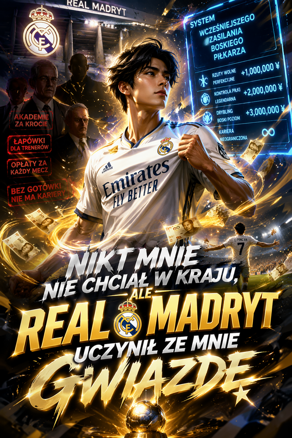 Nikt mnie nie chciał w kraju, ale Real Madryt uczynił ze mnie gwiazdę