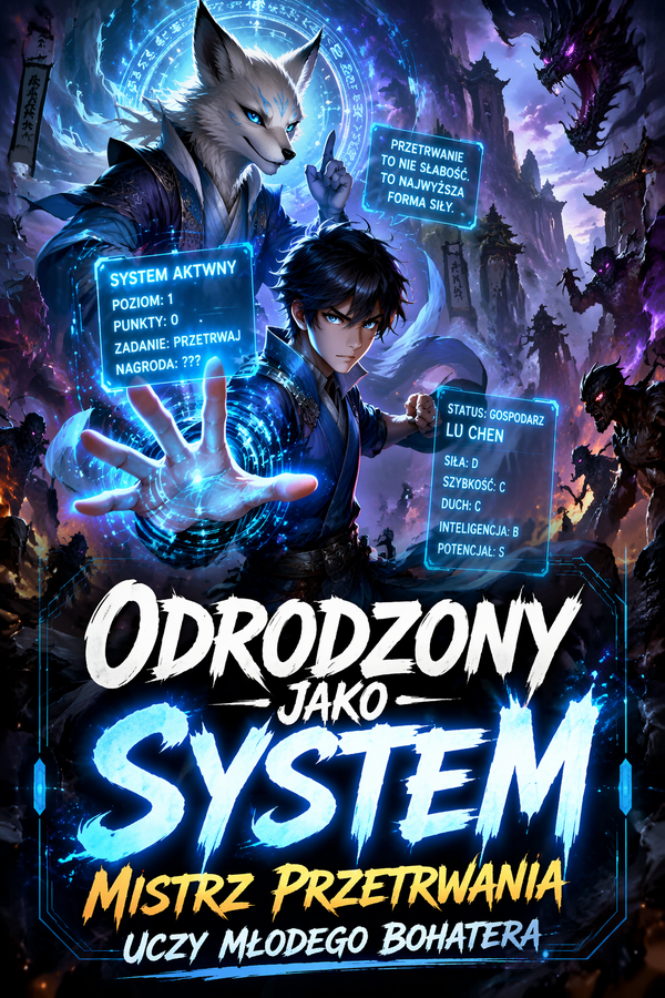 Odrodzony jako System: Mistrz Przetrwania uczy Młodego Bohatera