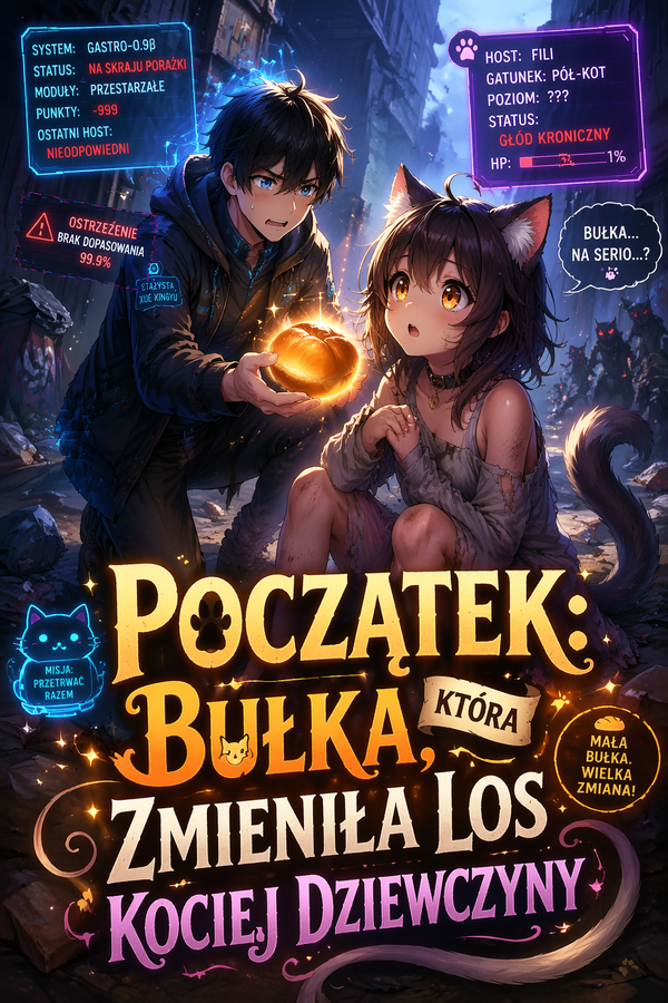 Początek: Bułka, która zmieniła los kociej dziewczyny