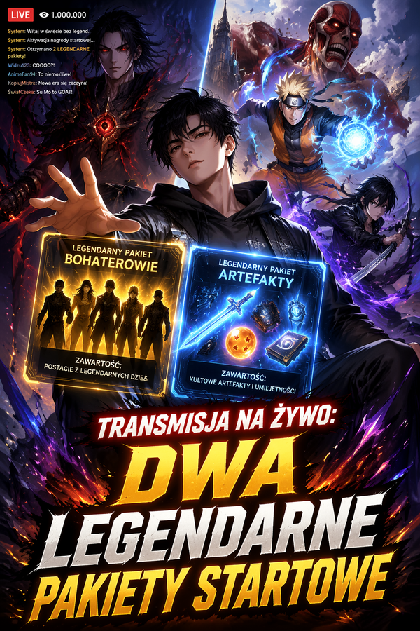 Transmisja na żywo: Dwa legendarne pakiety startowe