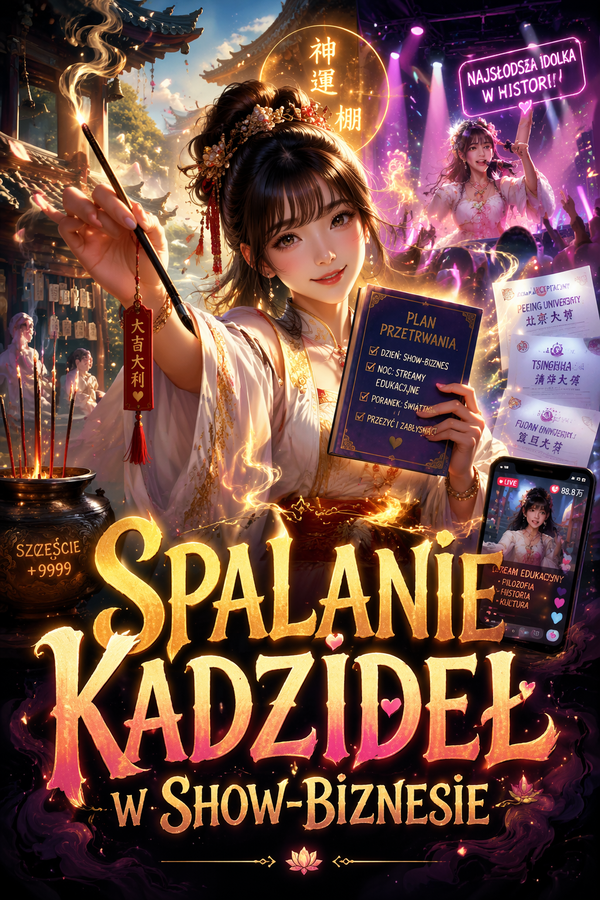 Spalanie kadzideł w show-biznesie